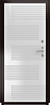 Дверь ДвериПРО Rosna ФЛ-185 (10мм, ПВХ ясень белый) DPRO220753 фото